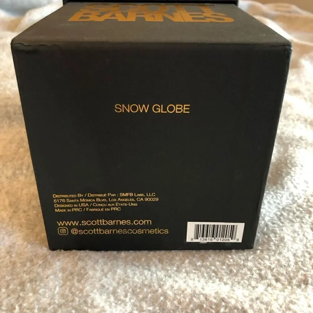 SCOTT BARNES - 🎉HP🎉 NWT - Sparkling “Snow Globe”/Black Presentation Box/Lim. Ed.